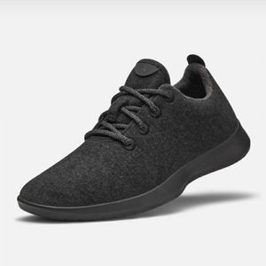 Allbirds wool runners in natural black